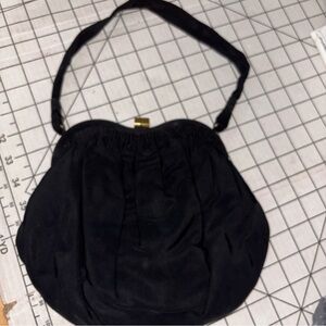 Elegant Vintage Black Women's Handbag 1940’-50’s